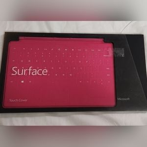 Microsoft Surface touch pink keyboard NEW HTF windows 8 surface